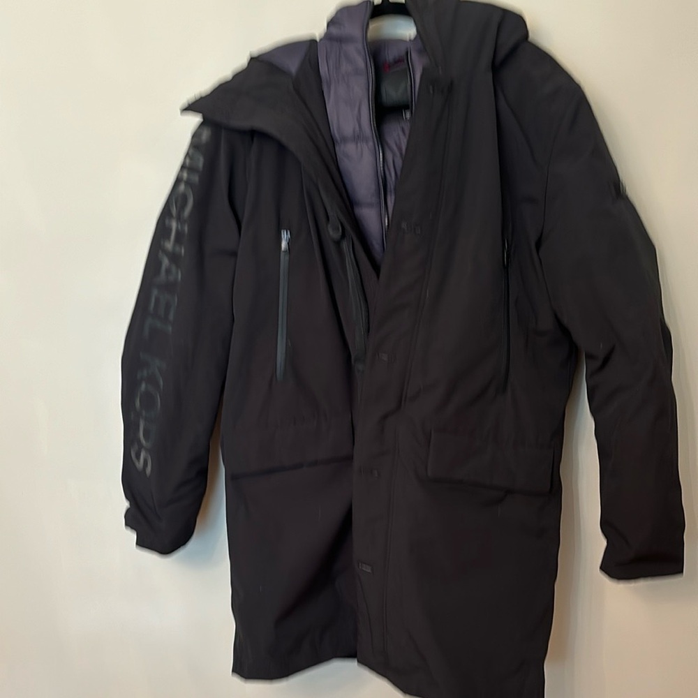 Michael Kors Black Hooded Jacket
